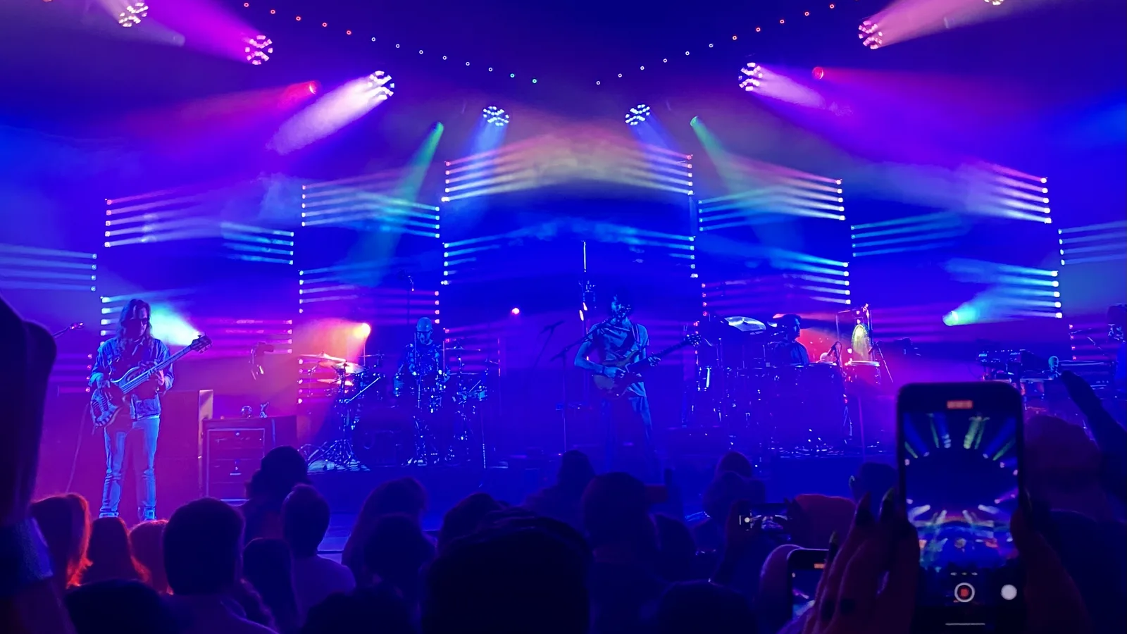 Goose on stage at The Capitol Theatre in Port Chester, New York. The picture does not show the Alpharetta venue.