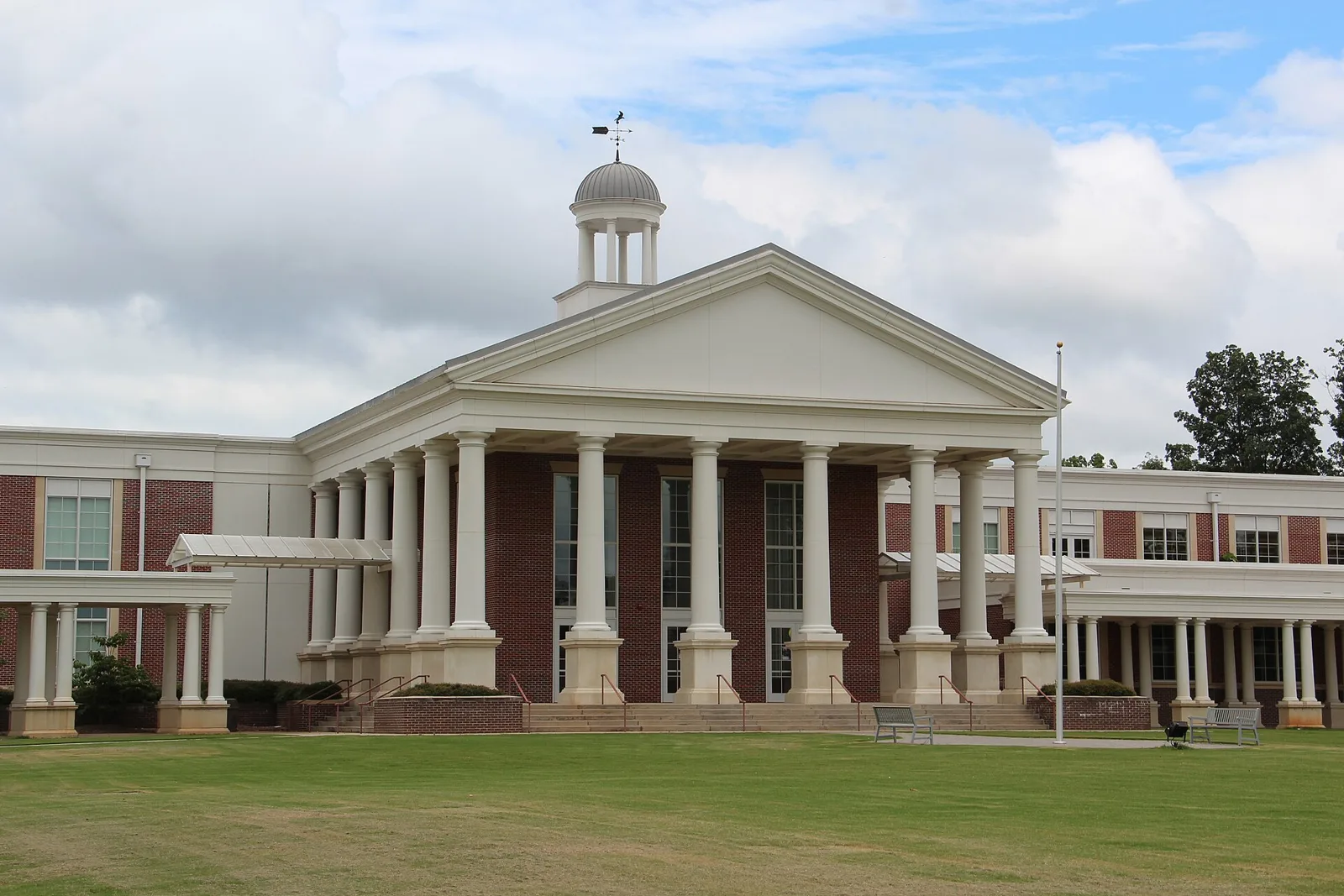 Milton High School on Birmingham Highway in Milton, photographed in July 2013