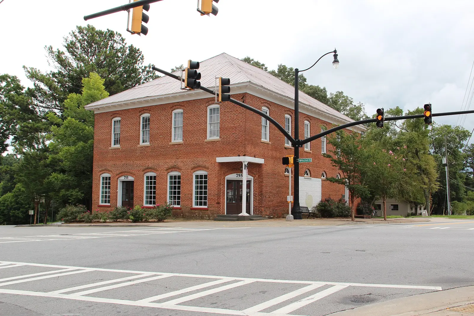 A building in Crabapple, the Milton community Northwestern Middle says it has served since 1996, photographed in 2013