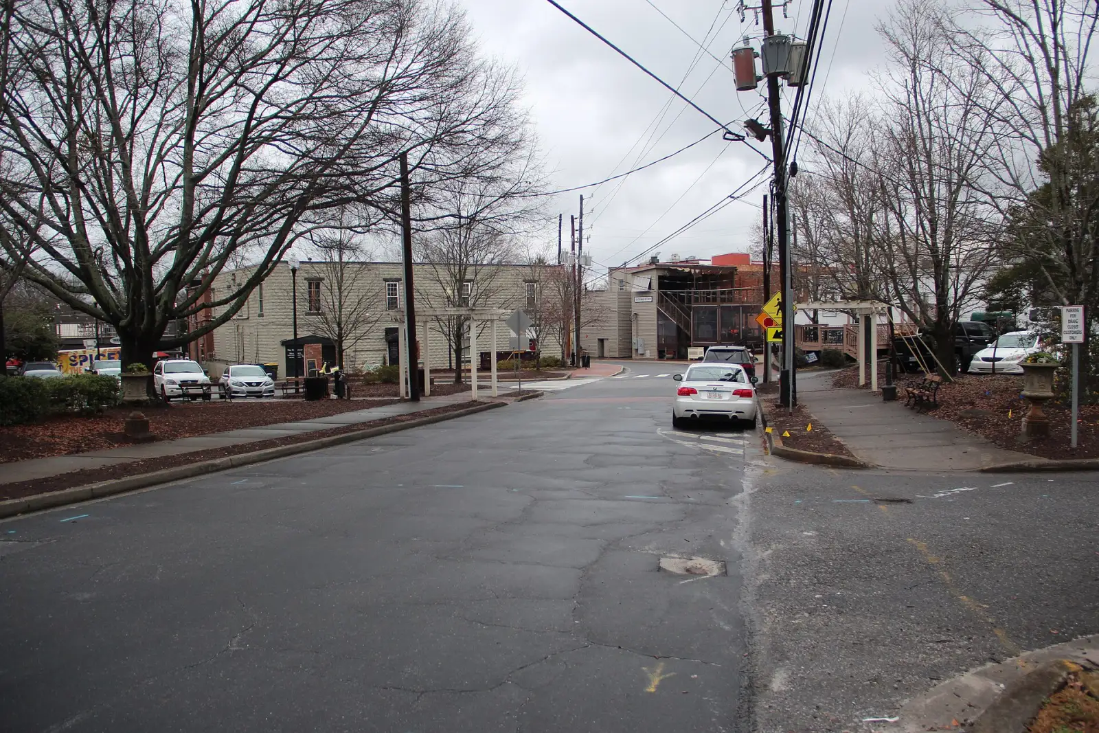 Downtown Alpharetta, where many of the city's independent restaurants are